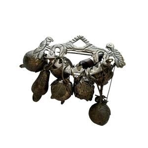 Vintage Ragastens Silver Penca de Balangandan Brazilian Slave Amulet Chatelaine